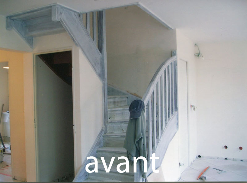 Peindre ou vernir votre escalier en bois dans l'Essonne 91